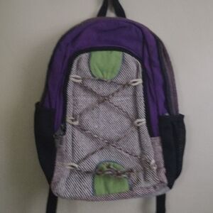 Nepali Multi-color Hemp Backpack